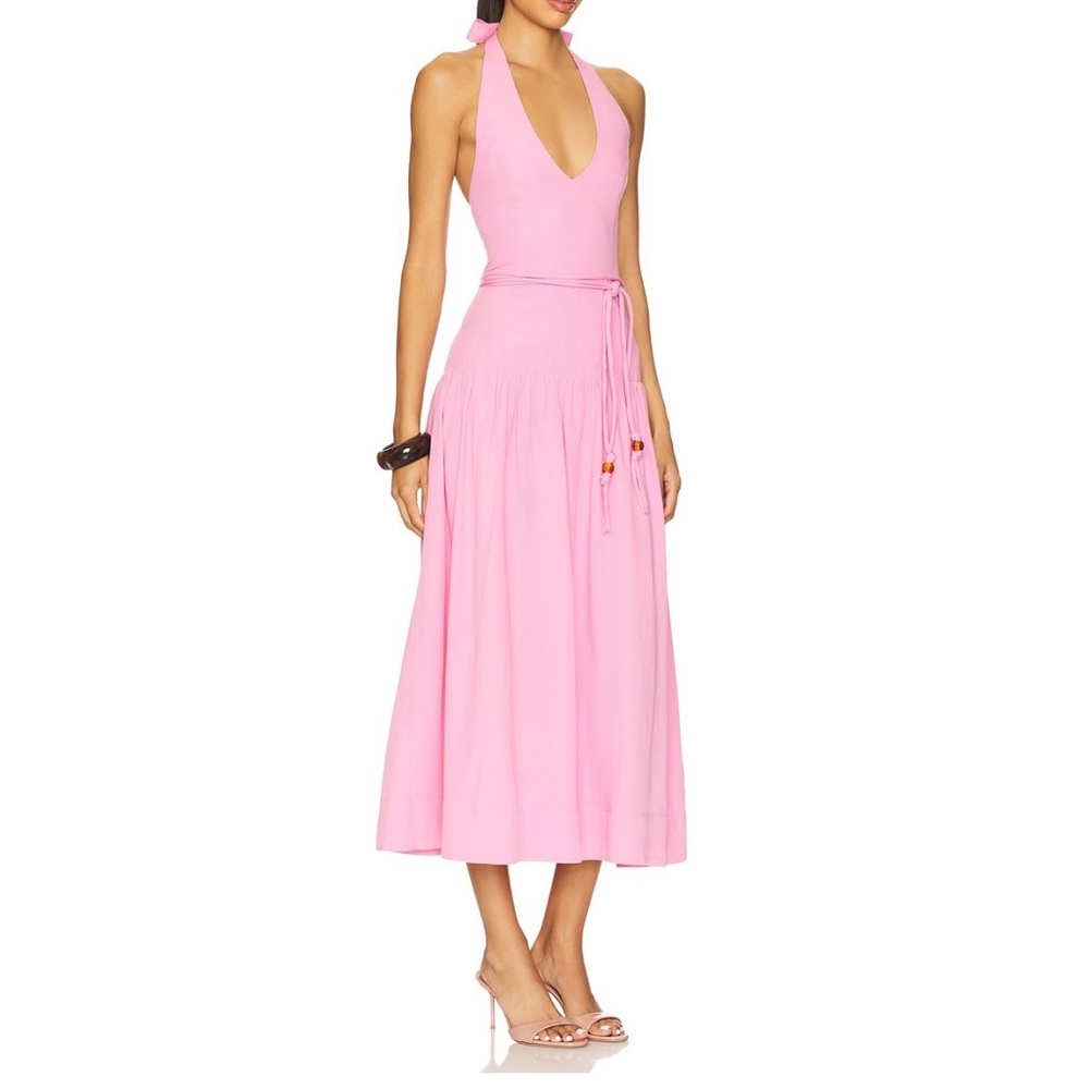 MINKPINK Melody Drop Waist Midi Dress